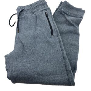 Boys Jogger Pants Size 14/18 Zipper Pockets Drawstring Gray Children Kids Bottom
